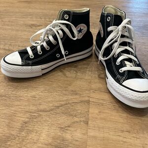 Converse Black and White High-Top Sneakers
